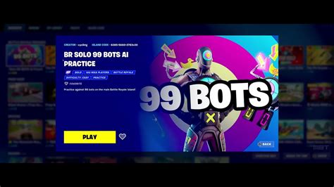 It may take up to 1 minute to finish. . 99 bots island code